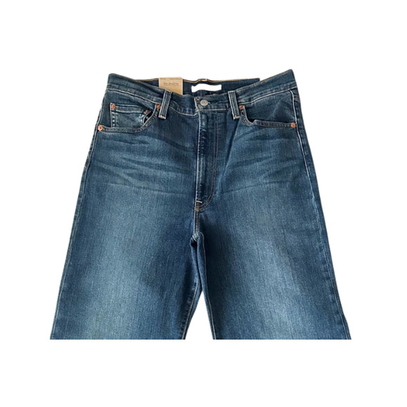 Levi's Jeans Ribcage Bell Super High-Rise Flare-Leg Dark Blue Women’s Size 31x32 - Picture 2 of 9